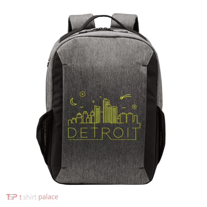 Detroit City Silhouette Vector Backpack