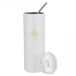 Detroit City Silhouette Stainless Steel Tumbler