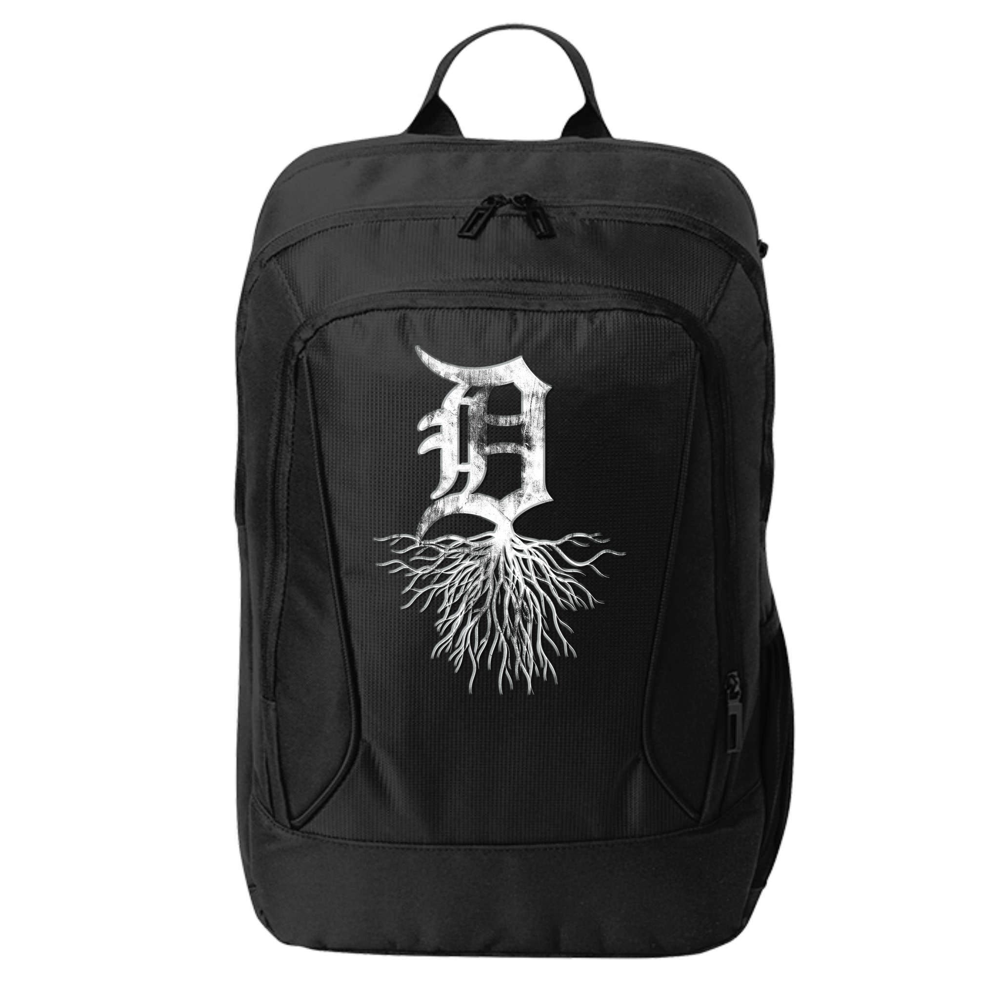 Detroit D Roots Michigan Born Rooted City Backpack
