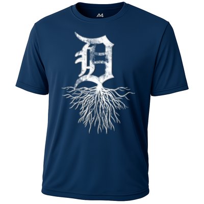 Detroit D Roots Michigan Born Rooted Performance Shirt