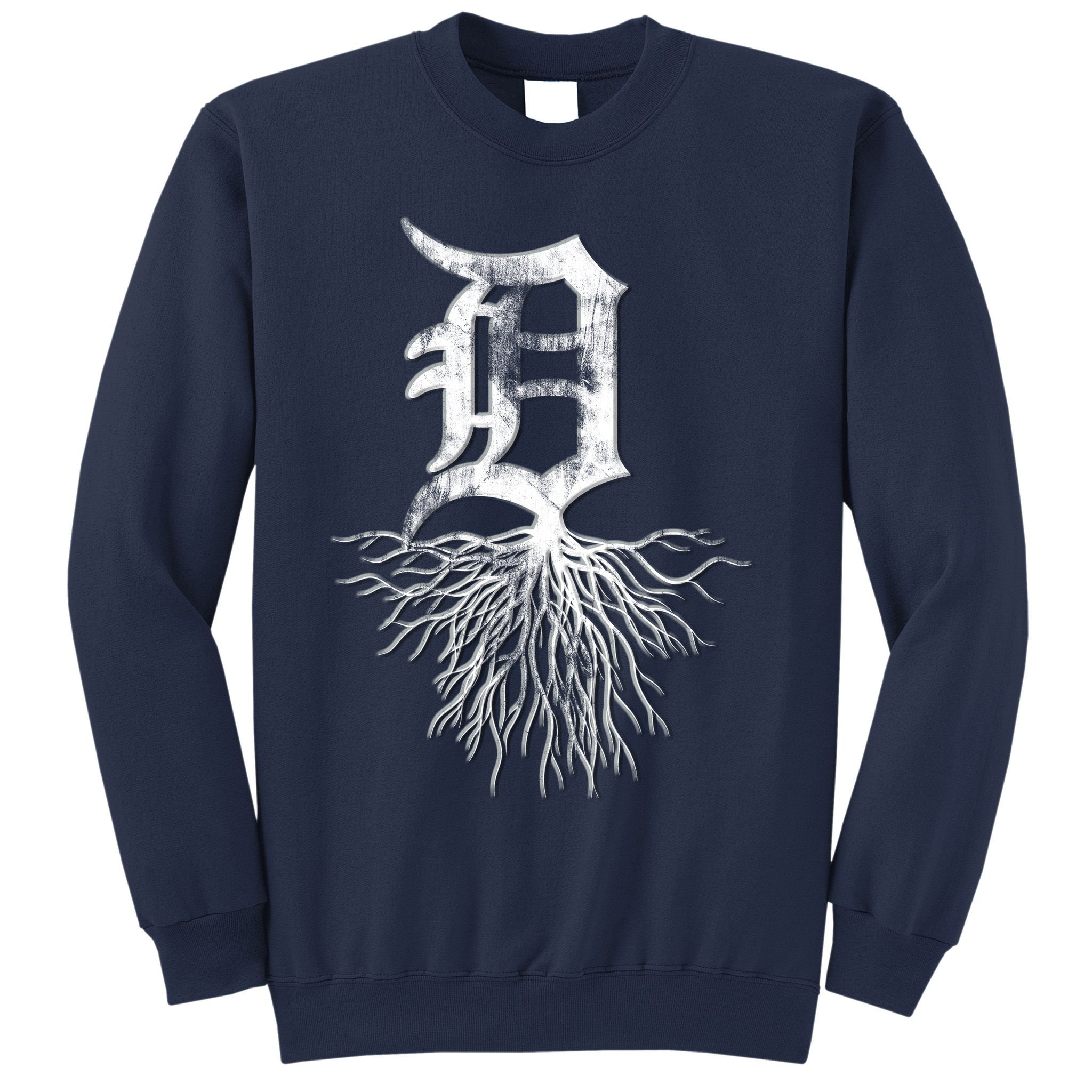 Detroit D Roots Michigan Born Rooted Sweatshirt