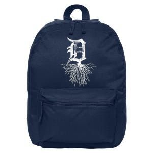 Detroit D Roots Michigan Born Rooted 16 in Basic Backpack