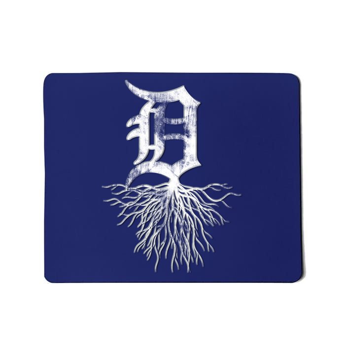 Detroit D Roots Michigan Born Rooted Mousepad