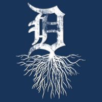 Detroit D Roots Michigan Born Rooted Golf Towel