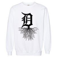 Detroit D Roots Michigan Born Rooted Garment-Dyed Sweatshirt