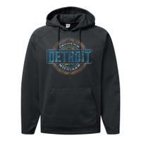 Detroit Emblem Since 1707 Performance Fleece Hoodie