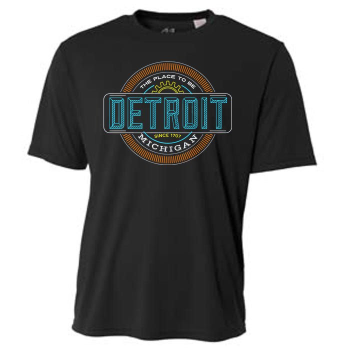 Detroit Emblem Since 1707 Cooling Performance Crew T-Shirt