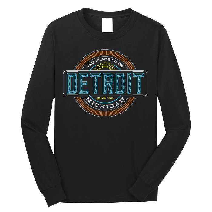 Detroit Emblem Since 1707 Long Sleeve Shirt