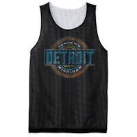 Detroit Emblem Since 1707 Mesh Reversible Basketball Jersey Tank