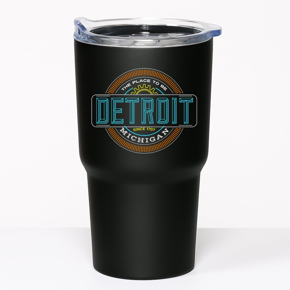Detroit Emblem Since 1707 Tumbler