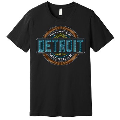 Detroit Emblem Since 1707 Premium T-Shirt