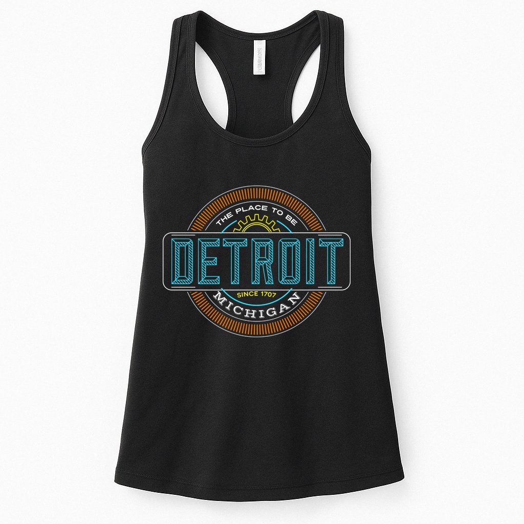 Detroit Emblem Since 1707 Womens Tank Top