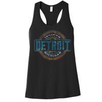 Detroit Emblem Since 1707 Women's Racerback Tank