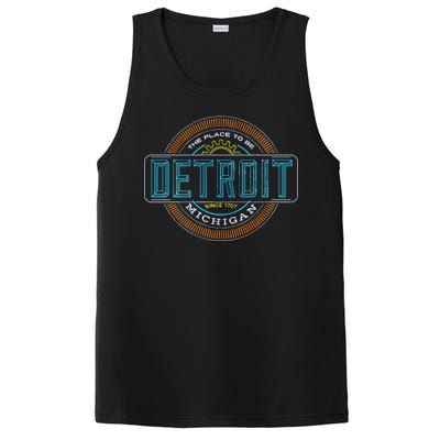 Detroit Emblem Since 1707 PosiCharge Competitor Tank