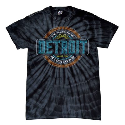 Detroit Emblem Since 1707 Tie-Dye T-Shirt