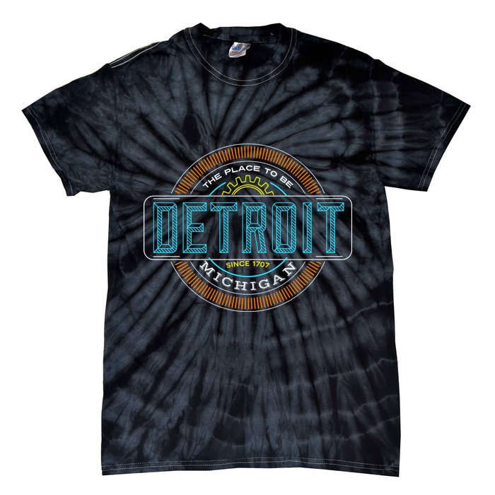 Detroit Emblem Since 1707 Tie-Dye T-Shirt