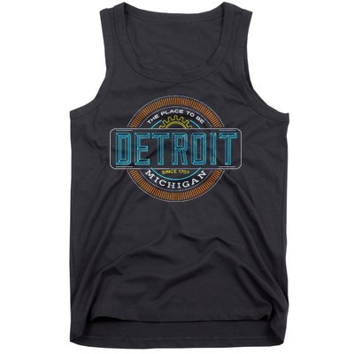 Detroit Emblem Since 1707 Tank Top