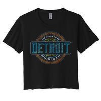 Detroit Emblem Since 1707 Women's Crop Top Tee