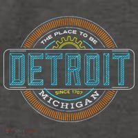 Detroit Emblem Since 1707 Vector Backpack