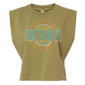 Detroit Emblem Since 1707 Garment-Dyed Women's Muscle Tee