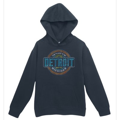 Detroit Emblem Since 1707 Urban Pullover Hoodie