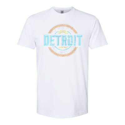 Detroit Emblem Since 1707 Softstyle CVC T-Shirt