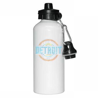 Detroit Emblem Since 1707 Aluminum Water Bottle