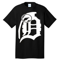 Detroit English D Grenade Michigan Logo Tall T-Shirt