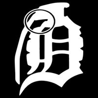 Detroit English D Grenade Michigan Logo Impact Tech Backpack