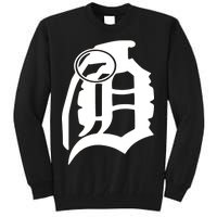 Detroit English D Grenade Michigan Logo Tall Sweatshirt