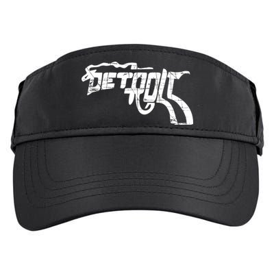 Detroit Gun n Smoke Revolver Adult Drive Performance Visor