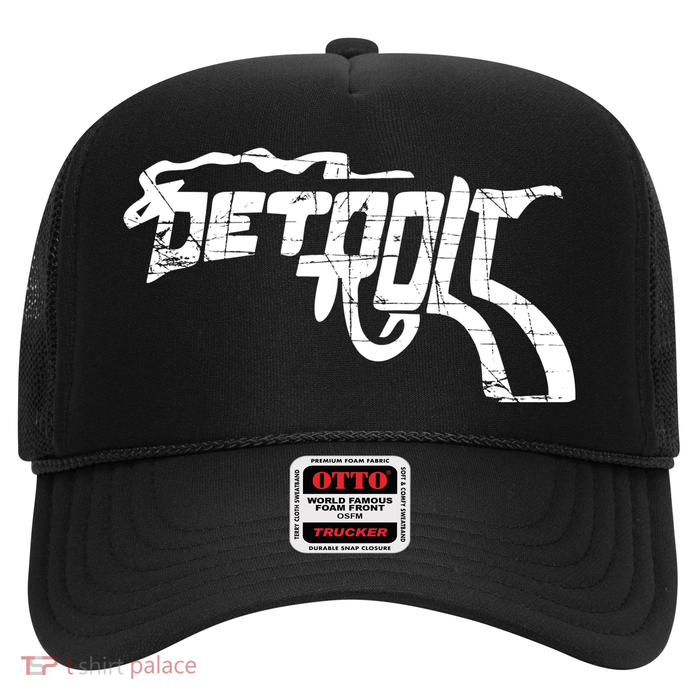 Detroit Gun n Smoke Revolver Trucker Hat