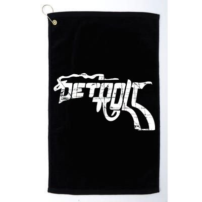 Detroit Gun n Smoke Revolver Platinum Collection Golf Towel