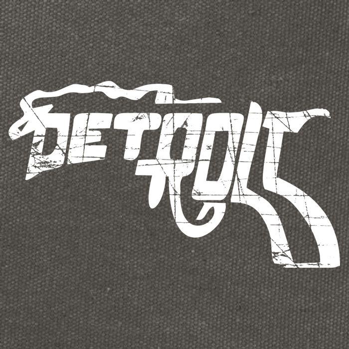 Detroit Gun n Smoke Revolver Cotton Canvas Backpack