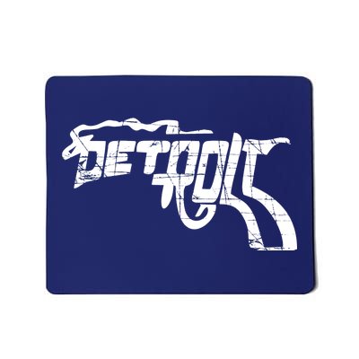 Detroit Gun n Smoke Revolver Mousepad