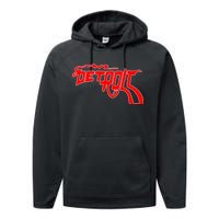 Detroit Gun Smoke Revolver Performance Fleece Hoodie