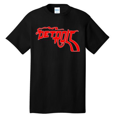 Detroit Gun Smoke Revolver Tall T-Shirt