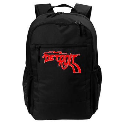 Detroit Gun Smoke Revolver Daily Commute Backpack