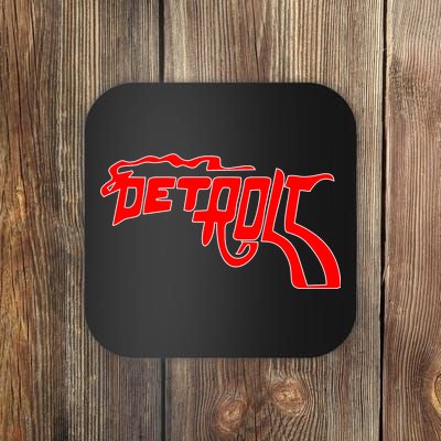 Detroit Gun Smoke Revolver Coaster