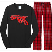 Detroit Gun Smoke Revolver Long Sleeve Pajama Set