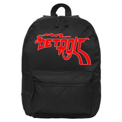 Detroit Gun Smoke Revolver 16 in Basic Backpack