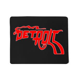 Detroit Gun Smoke Revolver Mousepad