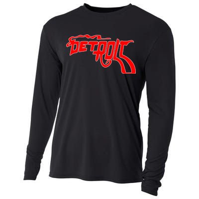 Detroit Gun Smoke Revolver Cooling Performance Long Sleeve Crew