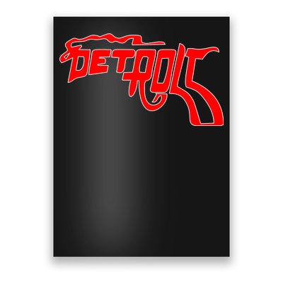 Detroit Gun Smoke Revolver Poster