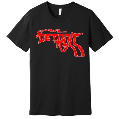 Detroit Gun Smoke Revolver Premium T-Shirt