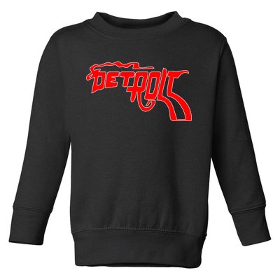 Detroit Gun Smoke Revolver Toddler Sweatshirt