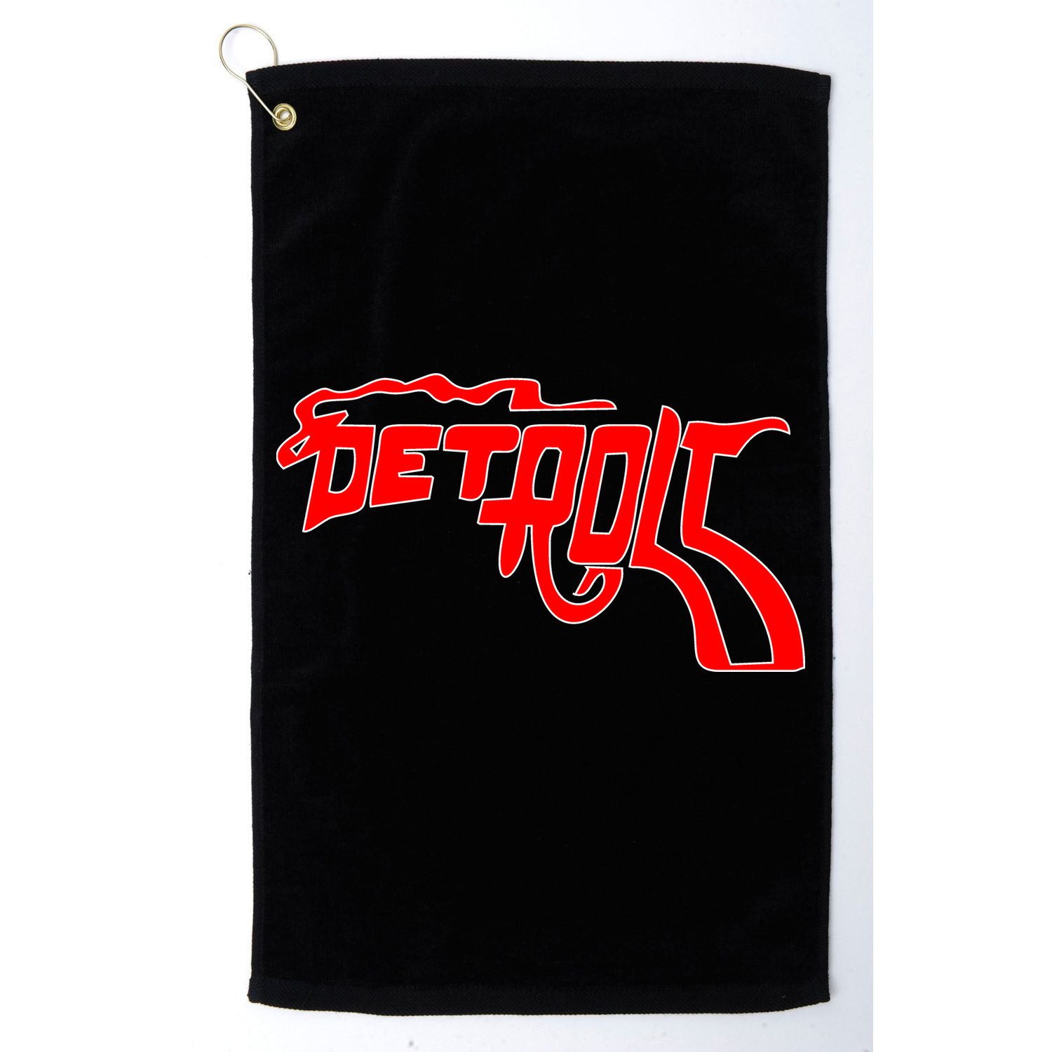 Detroit Gun Smoke Revolver Golf Towel