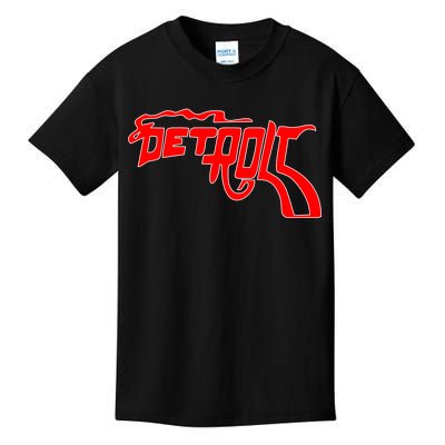 Detroit Gun Smoke Revolver Kids T-Shirt