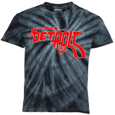 Detroit Gun Smoke Revolver Kids Tie-Dye T-Shirt