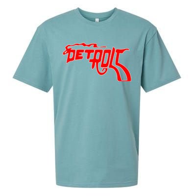 Detroit Gun Smoke Revolver Sueded Cloud Jersey T-Shirt